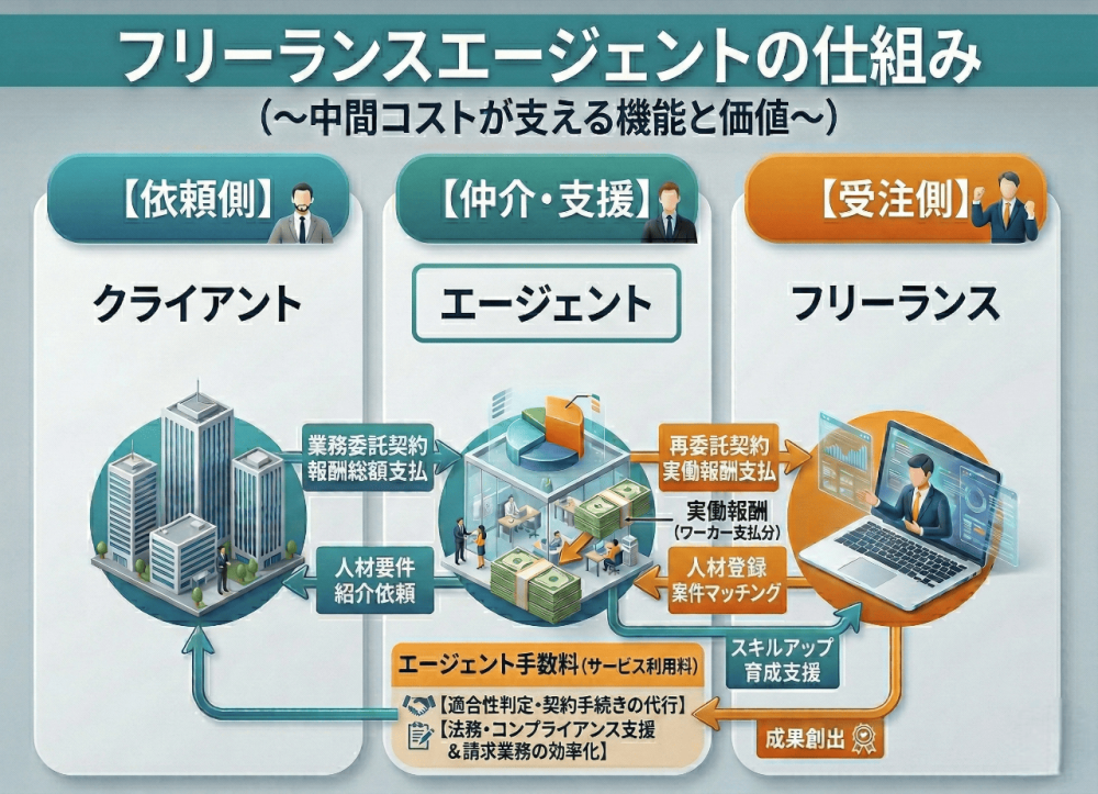 フリーランスエージェントの仕組み (1)